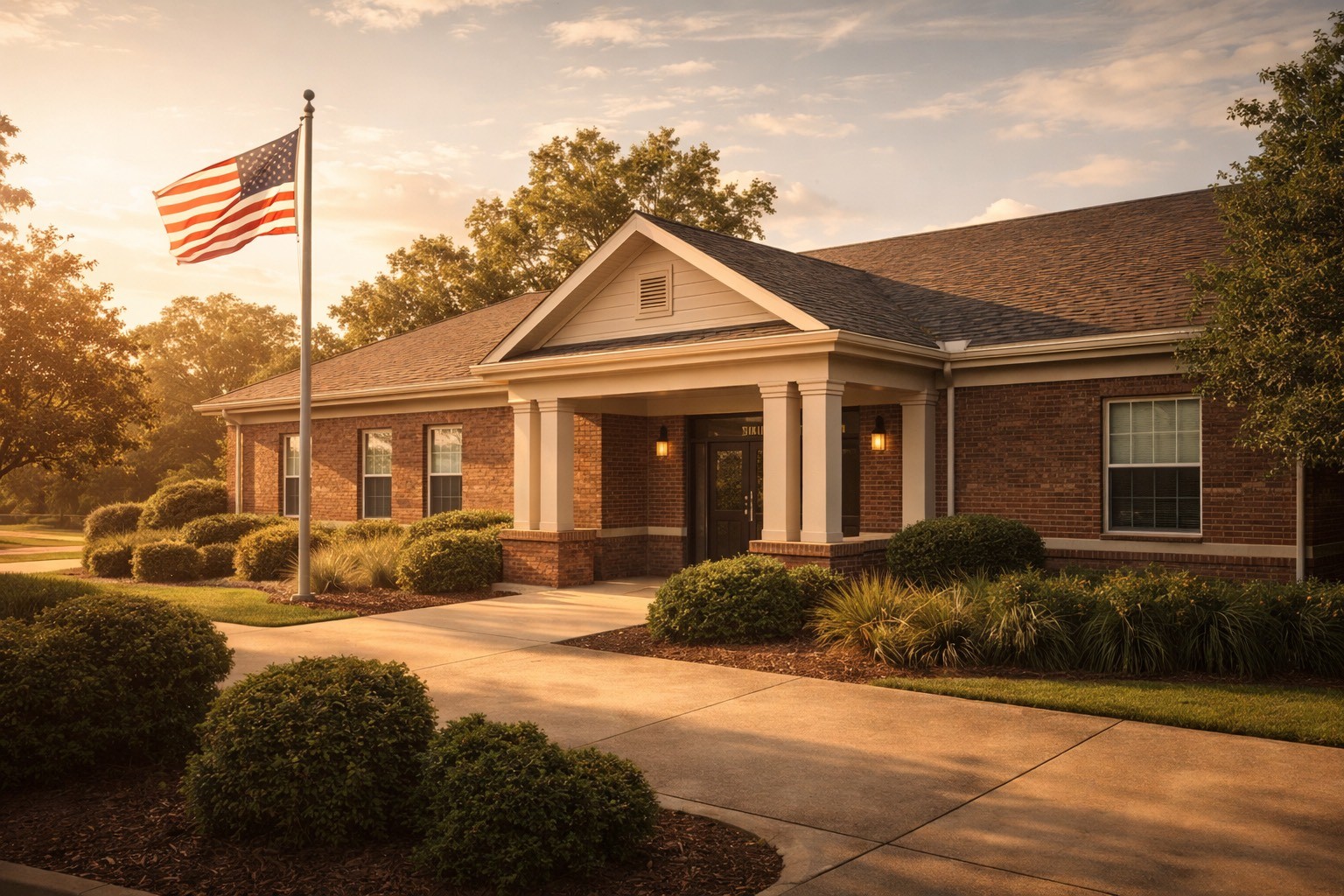 Pay in person at our office